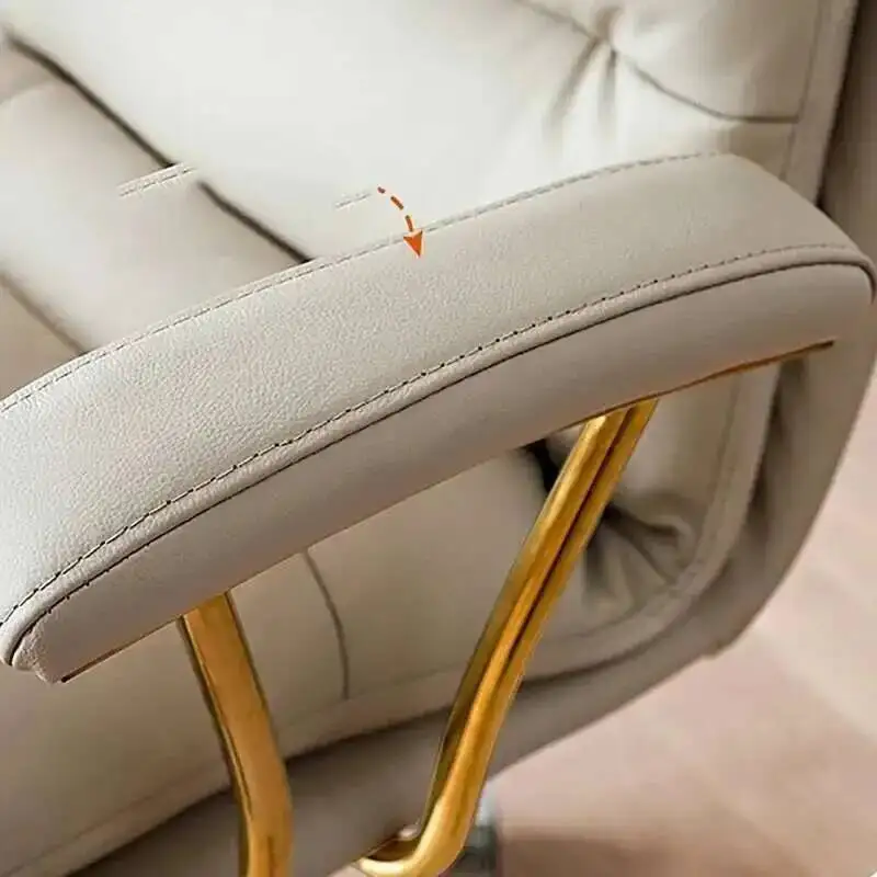 

Leather Gamer Chair Chaise Gaming White Computer Swivel Folding Chair Nordic Accent Floor Modern Chaises De Bureau Furniture
