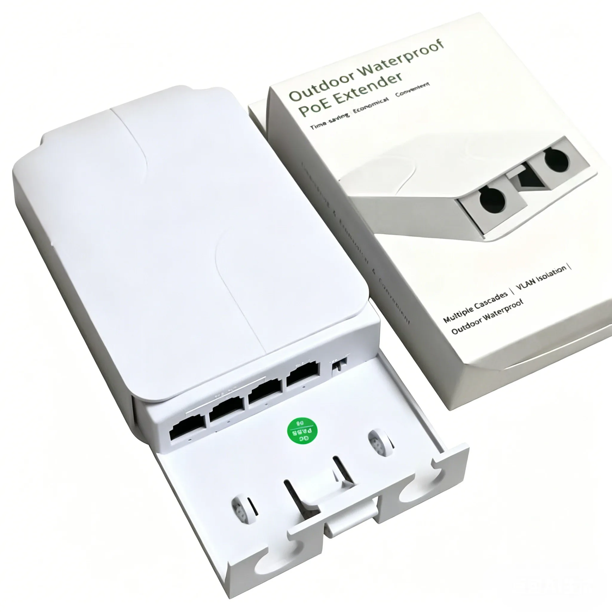 Outdoor Waterproof POE Extender 4 Port Network Switch Repeater 4 Port POE Repeater 10/100Mbps For PoE Switch NVR IP Camera