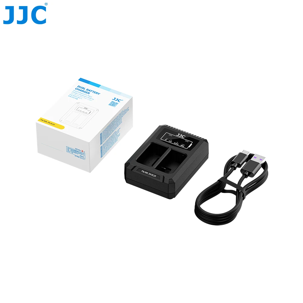 JJC EN-EL25 Battery Charger for Nikon Z50 Z30 Zfc
