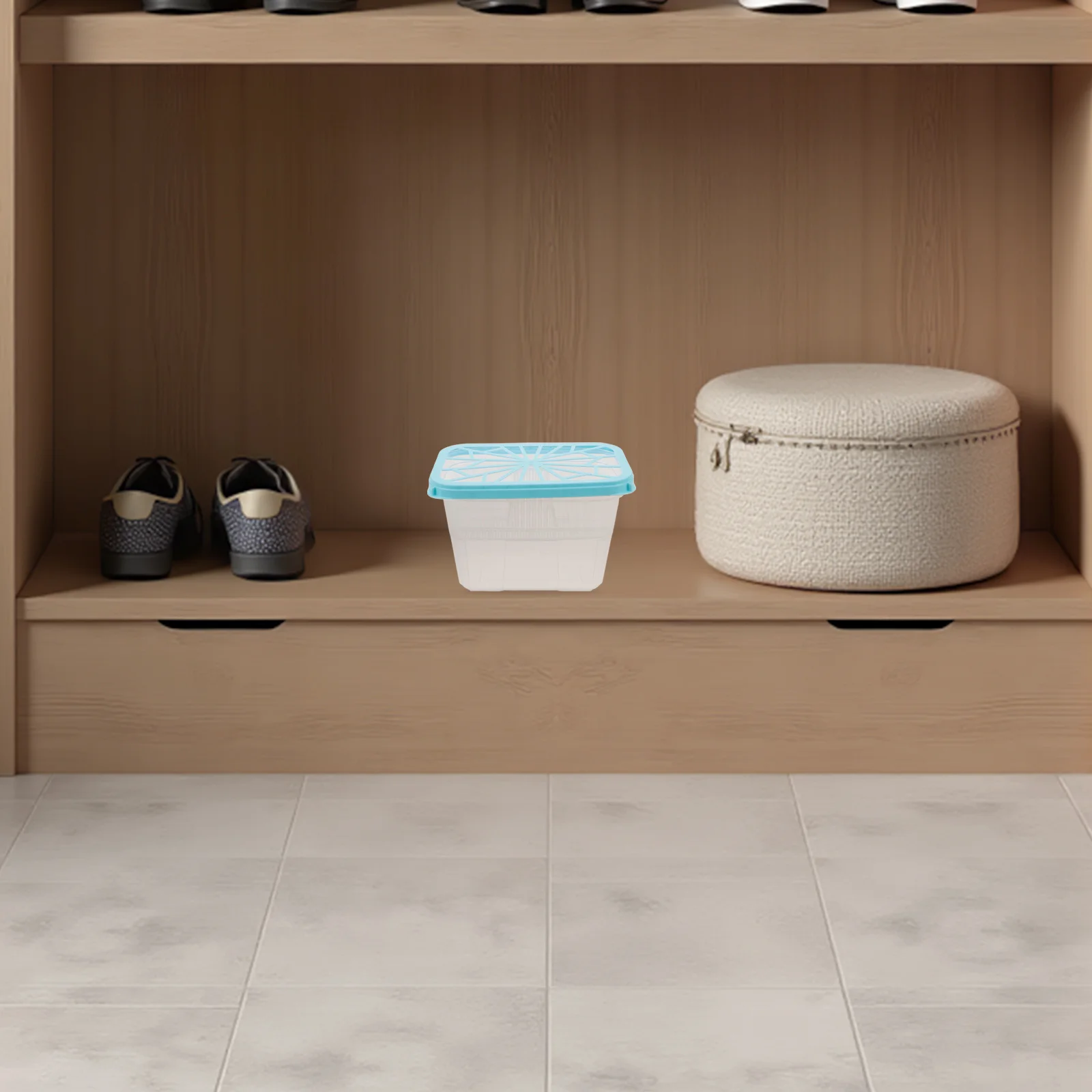 8 Stück nachfüllbare Feuchtigkeitsabsorber-Box, auslaufsicherer Behälter für Schrank, Kleiderschrank, wiederverwendbarer Luftentfeuchter-Koffer, trocken und bequem