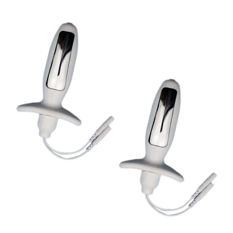 

ABUU-2X Vaginal Probe Electrodes For Pelvic Floor Exerciser Incontinence Use With TENS/EMS Machines Therapy Kegel Exerciser
