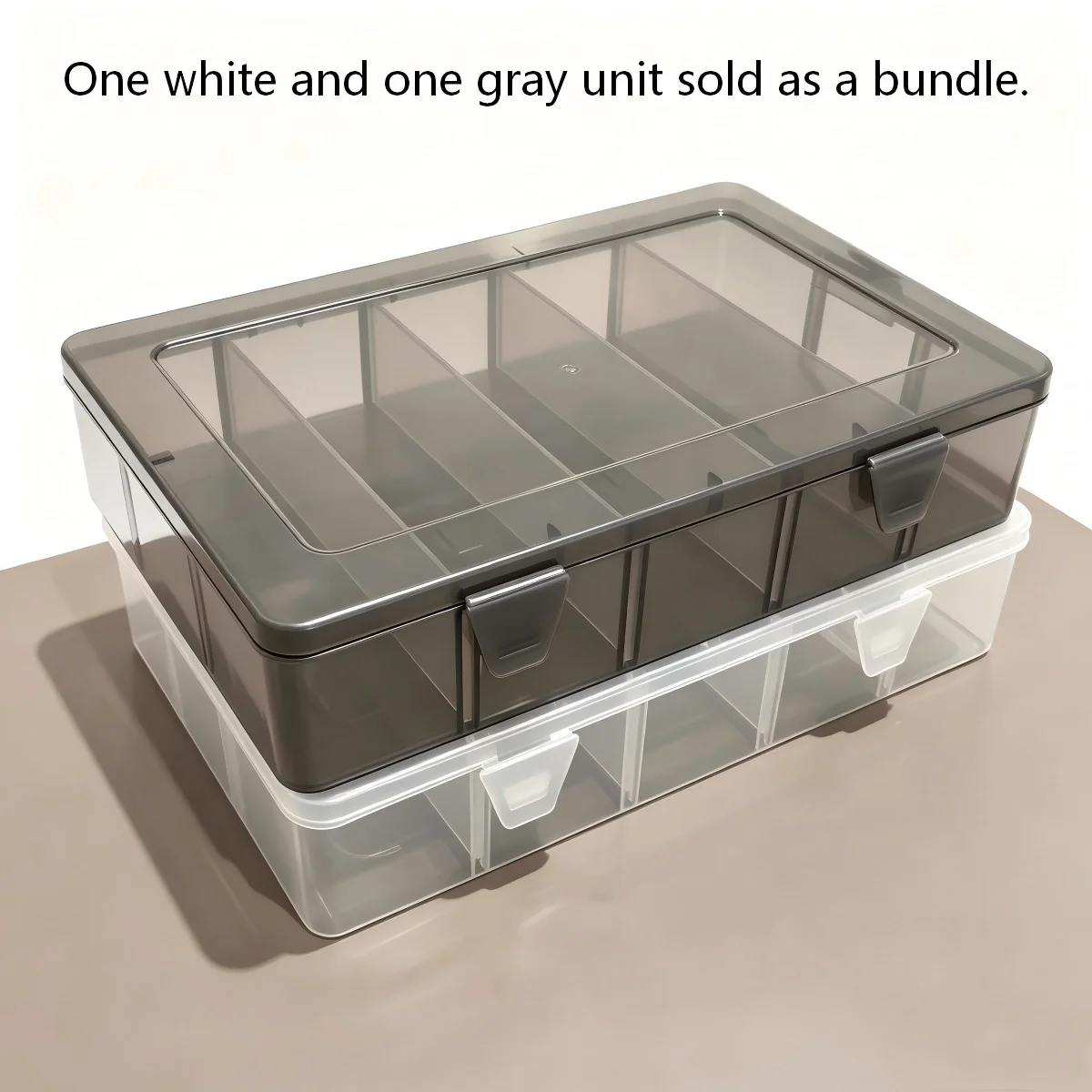 

Hardware Tool Storage Box — 5-Compartment Transparent Organizer for Screws, Accessories, and Fishing Tackle