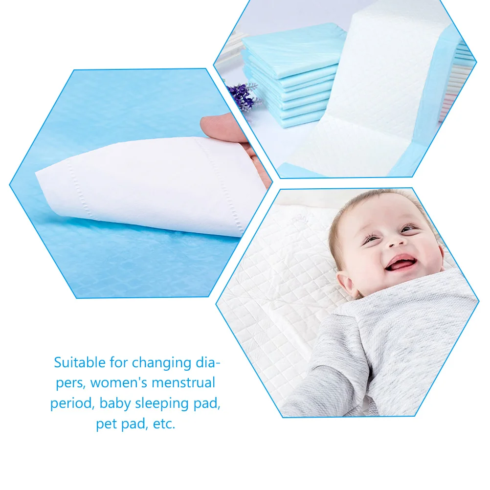 20 Pcs Urine Pad Portable Changing Mats Pads Disposable Travel for Newborn