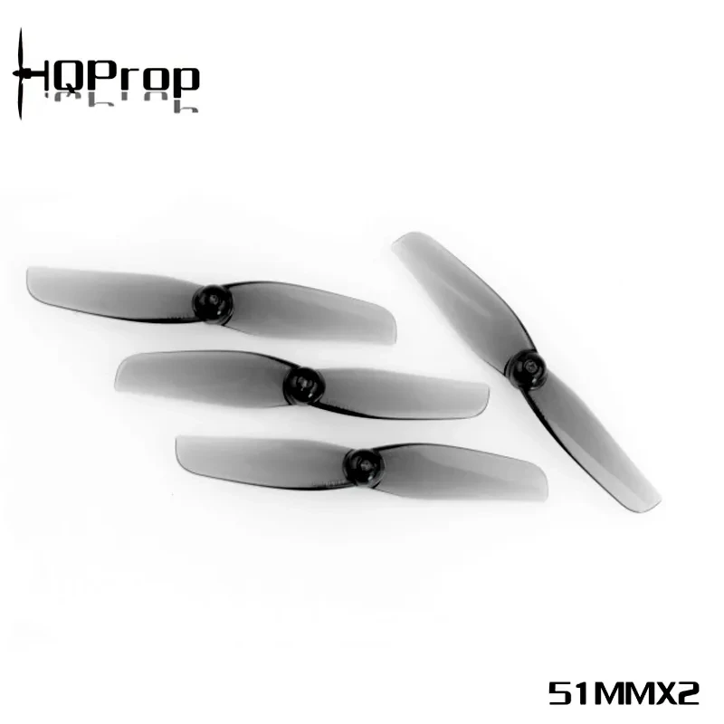 Hqprop 51mmx2 51mm 2-łopatowe śmigło 1mm 1.5mm do Rc Fpv Freestyle 2inch Wykałaczka Mikro Drony Diy Części 10 par (10cw + 10ccw)