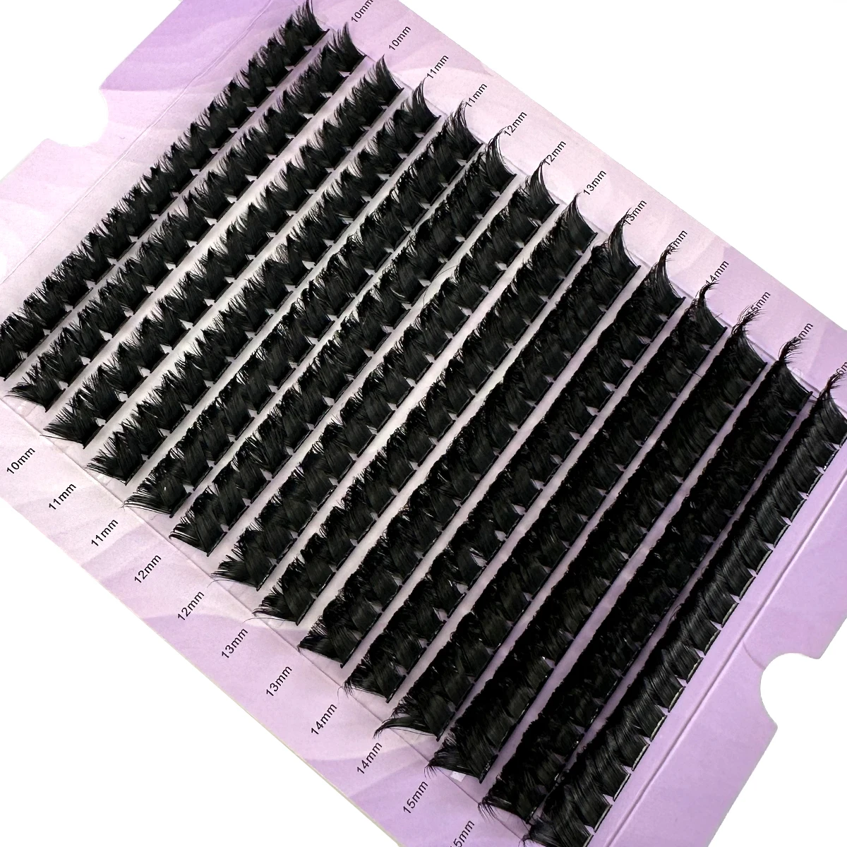 Cluster Eyelash Extension 224pcs 160D Natural Style Individual Eyelashes Segmented Eyelashes Bundles 3D Mink False Eyelashes