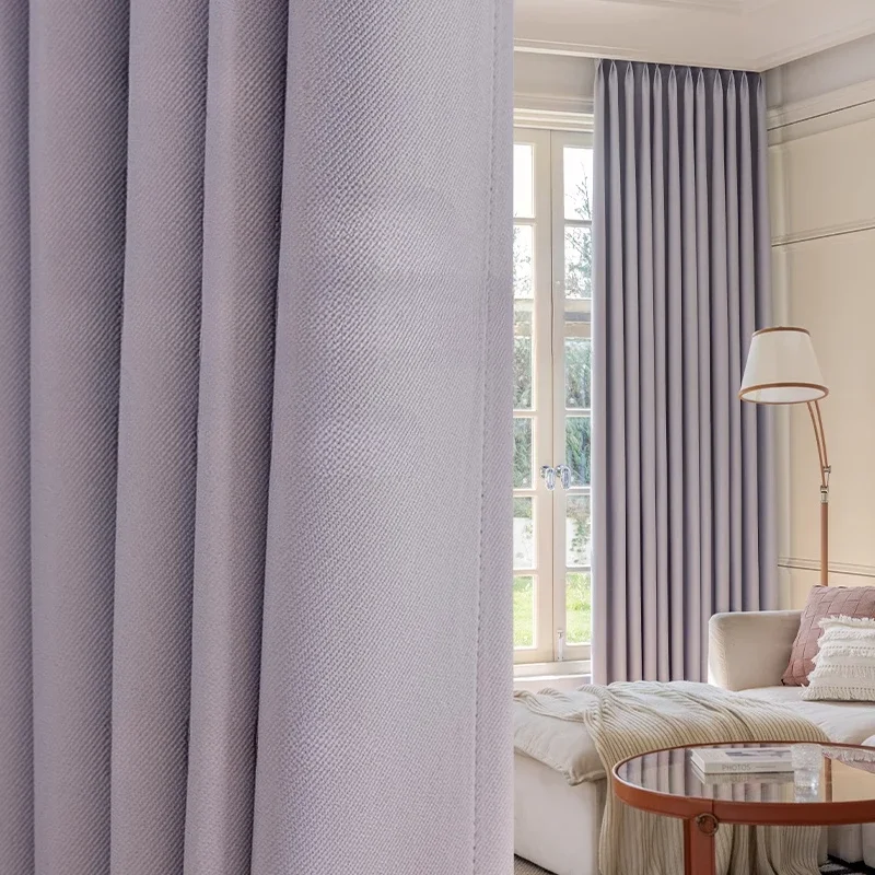 

New Curtains High-end Custom Chenel High-shading Curtains for Bedroom Living Room Balcony Bay Window