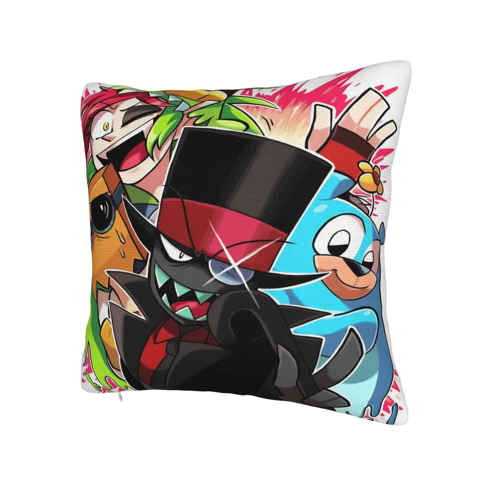 Decorative Pillowcase Villainous Comdy Stuff Home  Throw Pillow Case Cover Zipper Multi-Size