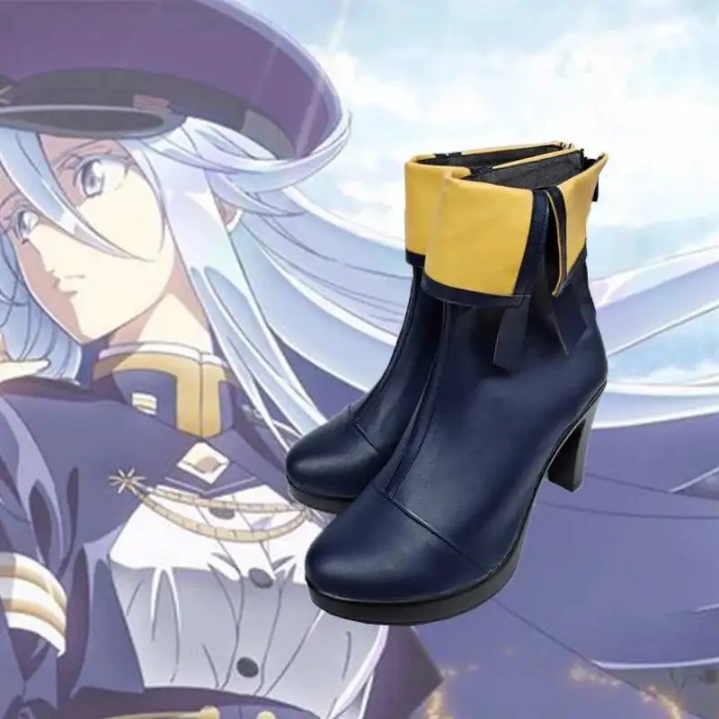 86-EightySix- Vladilena Milize Anime Cosplay Shoes Boots Halloween Costume 86 Eighty Six Cosplay High Heel Shoes