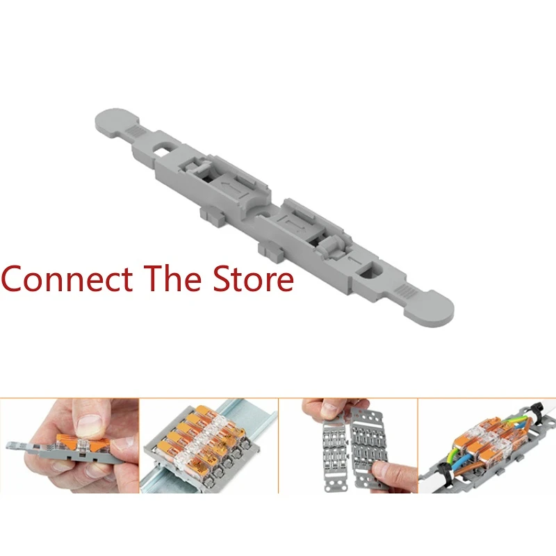 

1PCS 221-2411 Terminal Block Fixed Bracket, One In, Out, Two Three Four And Five