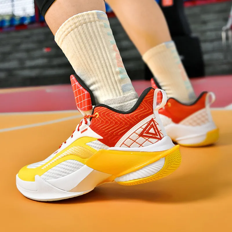 Sepatu basket pria wanita, sepatu basket kualitas tinggi, sepatu latihan, sepatu pria wanita, nyaman, anti selip, desain mode