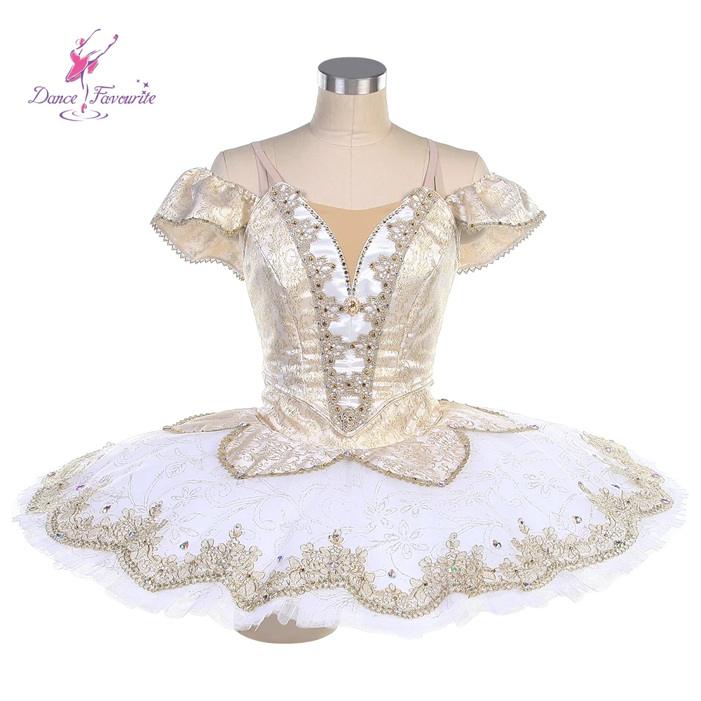 

Dance Favourite Ballet Tutus B24006 Light Gold Top Bodice Ballet Tutu Stager Performance Ballet Tutu Custom Size Tutu