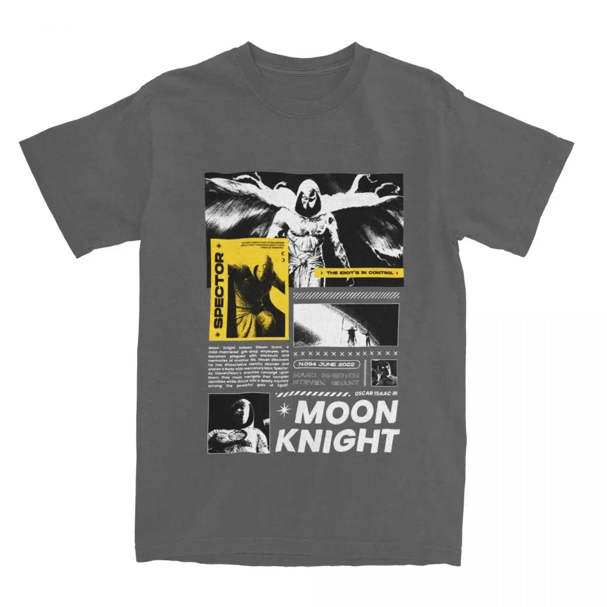 2025 نموذج جديد القمرية كافالير الرجال المرأة تي شيرت تيز قصيرة الأكمام الياقة المستديرة تي شيرت القطن الخالص حجم كبير الملابس #5