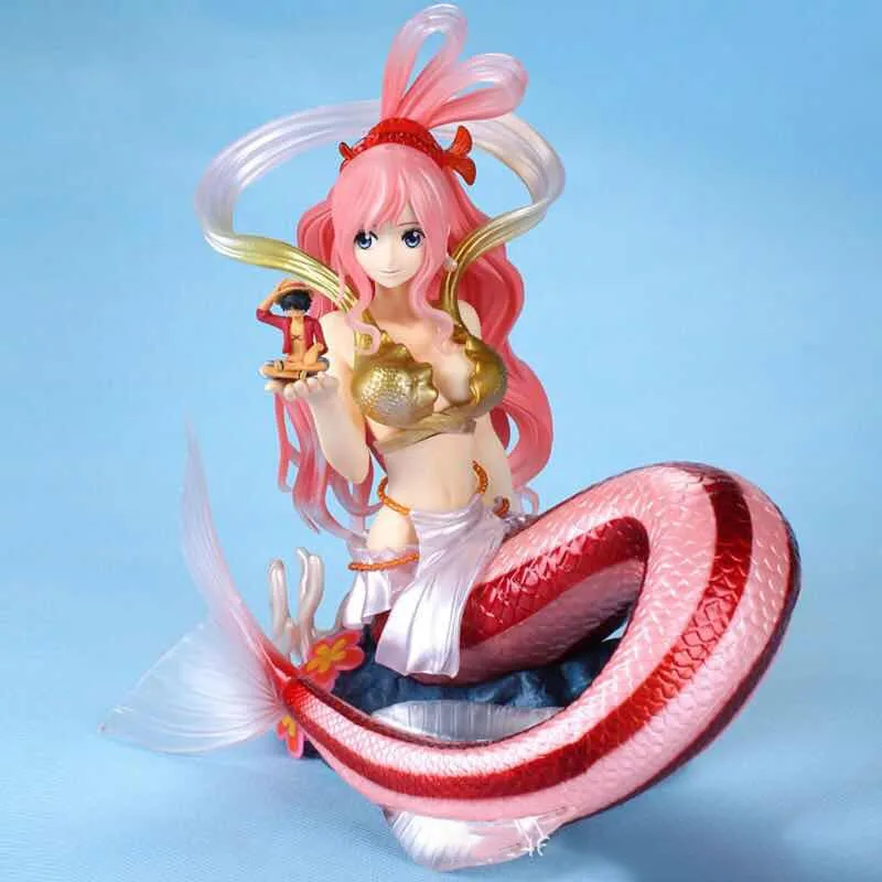 21cm POP Japanese Anime One Piece Shirahoshi Princess Mermaid Game Statue PVC Action Figure Toy Collection Model Doll Gifts