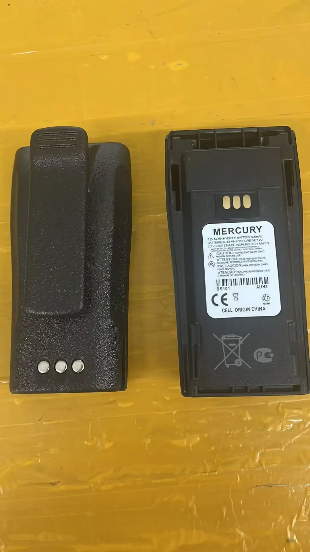 MERCURY 400pcs BS101  Battery+200pcs BS801  Battery+75pcs BS301  Battery all with belt clip for Invoice NO.0118062026