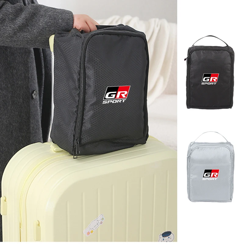 Bolsa para Tênis de Carro, Estojo para Calçados, Bolsa para Tênis de Academia, Caixa para Calçados Esportivos, Interior para Toyota Crown GR Corolla YARIS L Auris C-HR Hilux Vios R