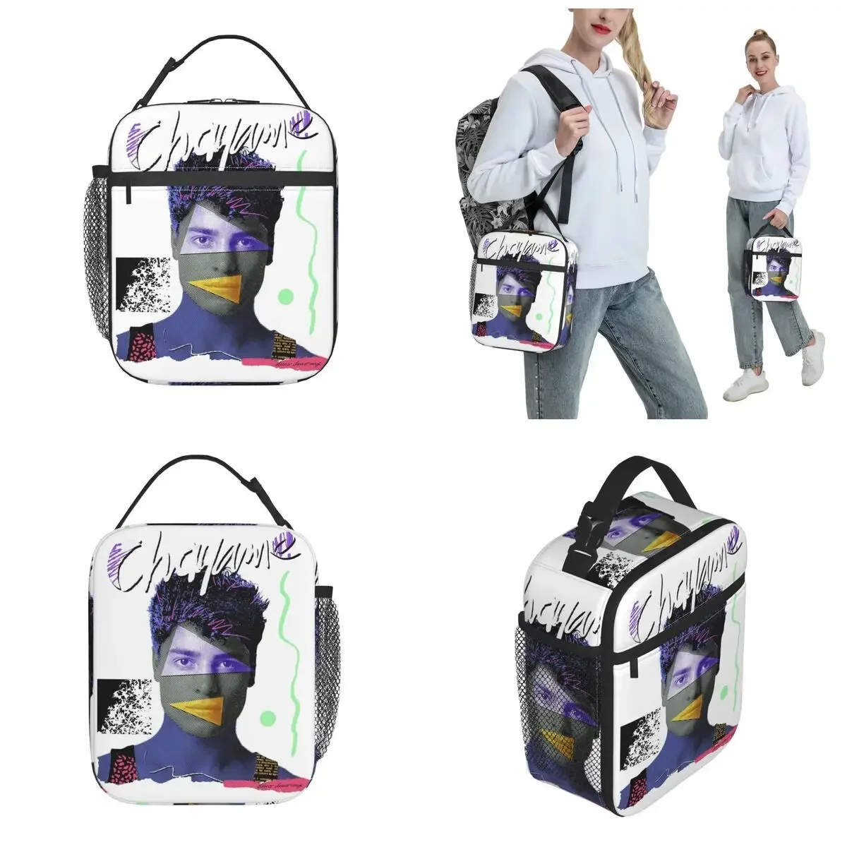 Chayanne Puerto Rican Latin Pop Singer Insulated Lunch Bag Storage Food Box Portable Thermal Cooler Lunch Box For Travel