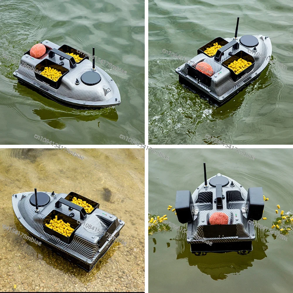 12000mAh/5200mAh GPS Fishing Bait Boat Toy Speedboat Ship with Large Bait 400-500M Container Automatic Bait Boat