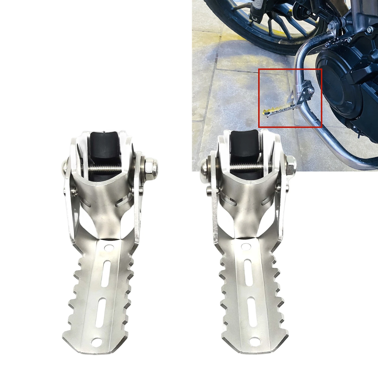 

For BMW R1200GS R1250GS Motorcycle Highway Folding Pegs Pegs Footrest Pedals