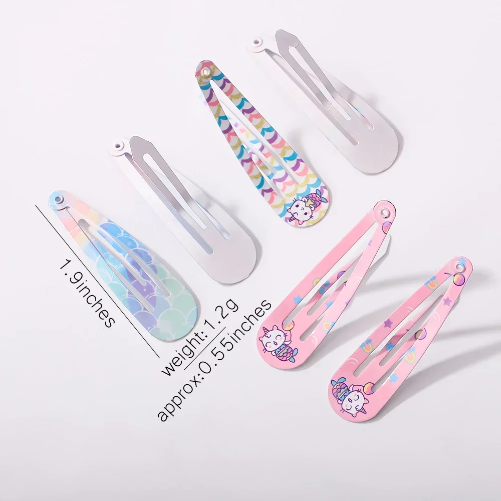 6/10Pcs Cute Mini Heart Type Metal Candy BB Clips Hairpins Hair Clip Kids Headwear Barrettes Newborn Baby Girls Hair Accessories