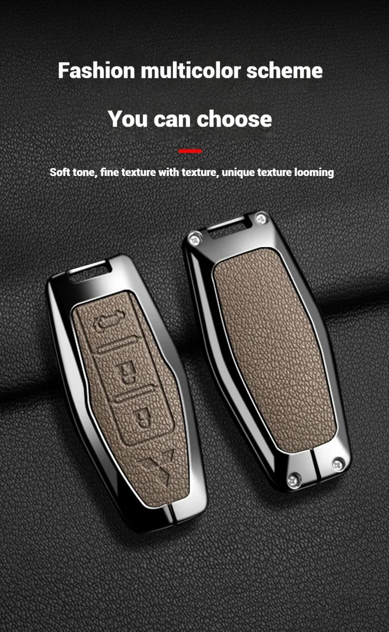 Passend für Mitsubishi Outlander 2023 2024 2025 Auto-Zinklegierungs-Schlüsselgehäuse Hochwertiges Fernbedienungs-Autoschlüssel-Set Zubehör – Detail 6