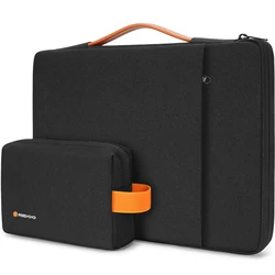 NIDOO-Sac à Main Étanche pour Ordinateur Portable Macbook, Étui Bombe avec Accessoire, Dallas Air Pro 13 15, 13.3, 14 Pouces