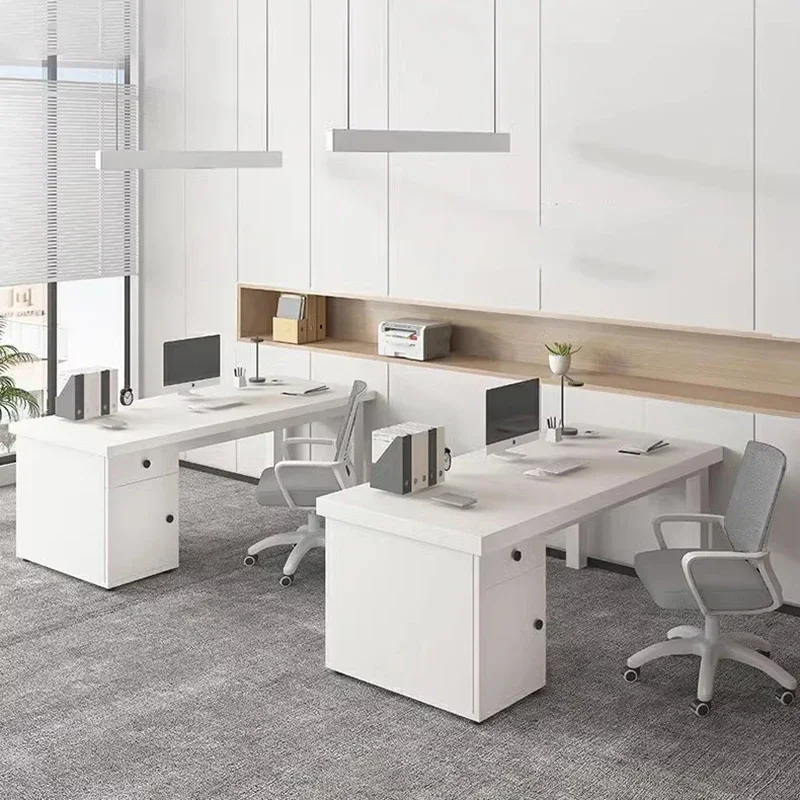 

Офисный компьютерный стол для руководителя, белый стоячий настольный игровой учебный стол, компьютерный маникюрный Tisch, мебельная консоль