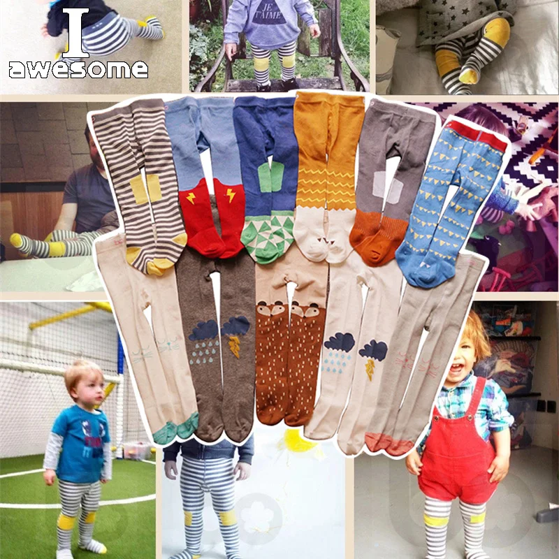 

0-3T Baby Leggings Autumn Boys Girls Cotton Tights Toddle Big Pp Tight Cute Cartoon Print Legging 2022 Kids Leg Warmers Stocking