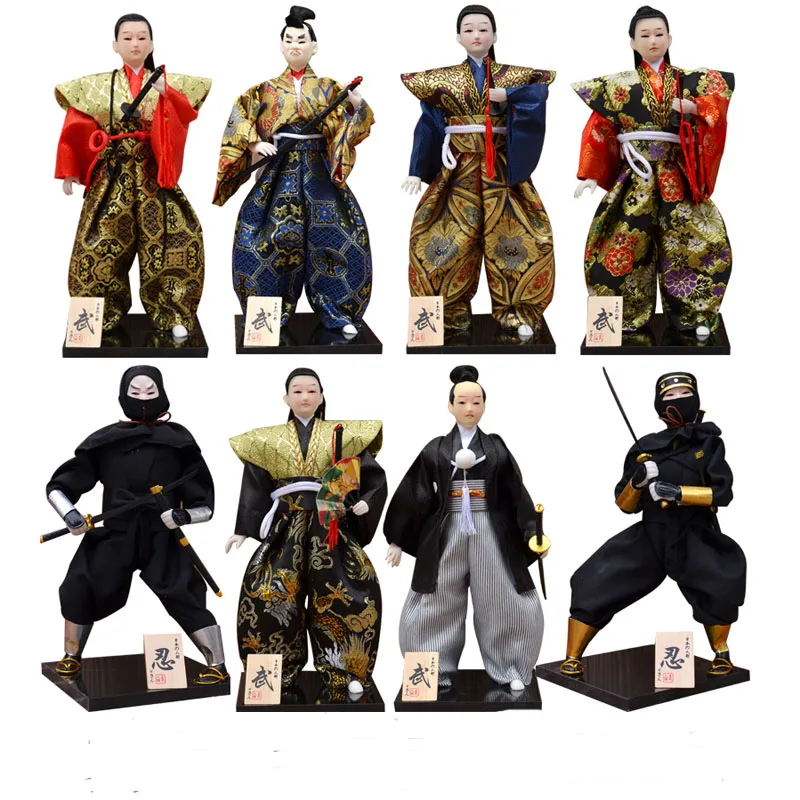 Japanese Ninja Warrior Doll Samurai Izakaya Restaurant Hotel Ornaments Gifts