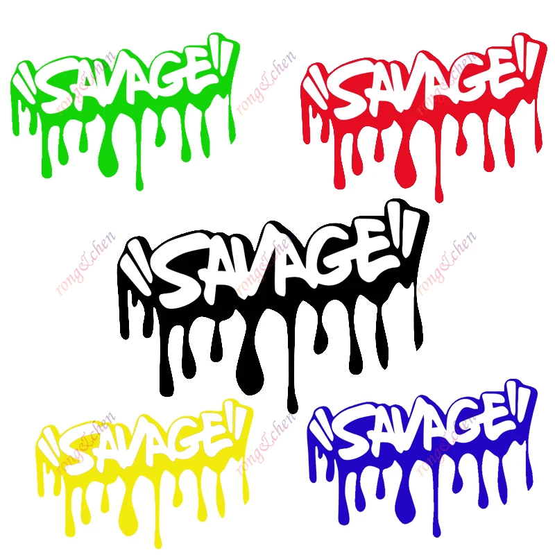 

Funny Car Sticker SAVAGE for Car Motorcycle Racing Helmet Laptop Trunk Body Car Window Surfboard Waterproof PVC Vinyl Decals
