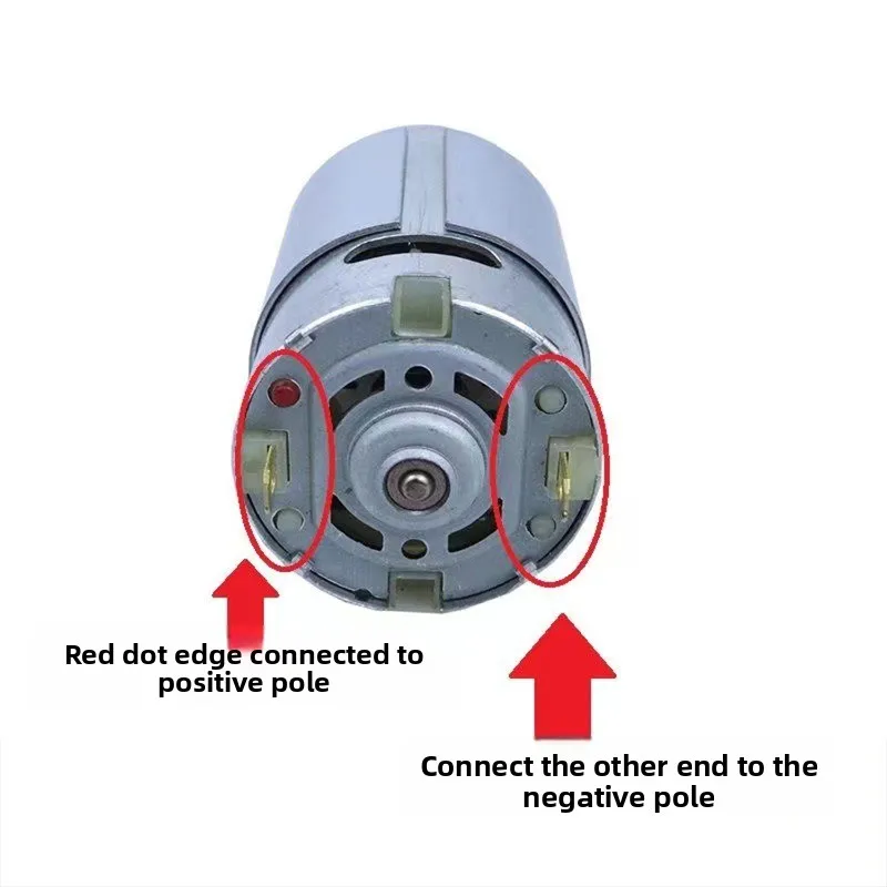 Dotato di motore per asciugacapelli con batteria al litio Dayi 775 Motore ventola di aspirazione 21V ventola ricaricabile interamente in rame 04907
