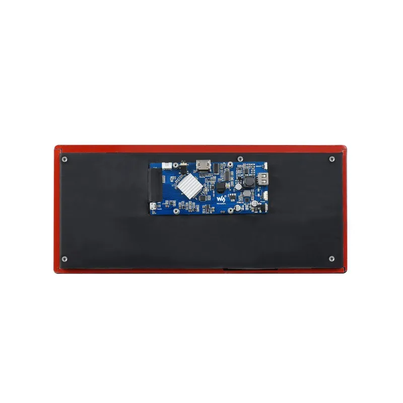 Waveshare LCD com tela de toque capacitiva de 12,3 polegadas, 1920 × 720, HDMI, IPS, painel de vidro temperado