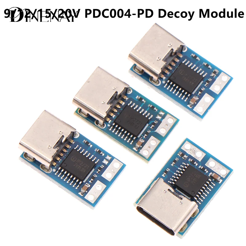 PDC004-PD PD Decoy Module Ip2721 PD23.0 To DC DC Trigger Extension Cable 9V 12V 15V 20V TYPE-C QC4 Charger