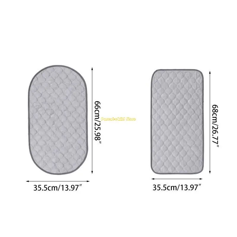 WXTD مبدل حفاضات الأطفال، ملاءة ناعمة وماصة لتغيير الحفاضات مقاومة للماء