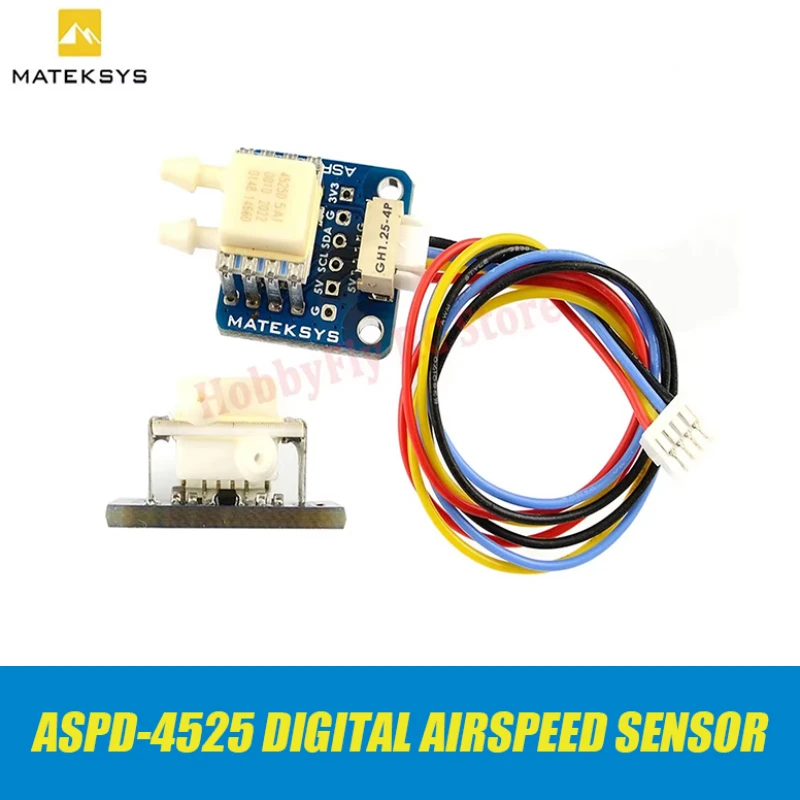 Matek System Mateksys 4525 Analog Airspeed Sensor ASPD-4525 for RC FPV Racing Drone Frame F405 F722 F411 WING