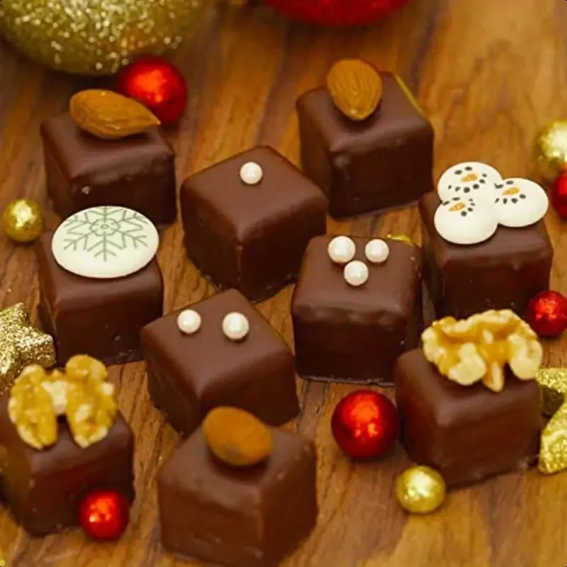 مربع موس كعكة قالب من السيليكون ثلاثية الأبعاد الحلوى الفرنسية هلام فندان الجبن الشوكولاته بودنغ صينية المعجنات أدوات الديكور #5