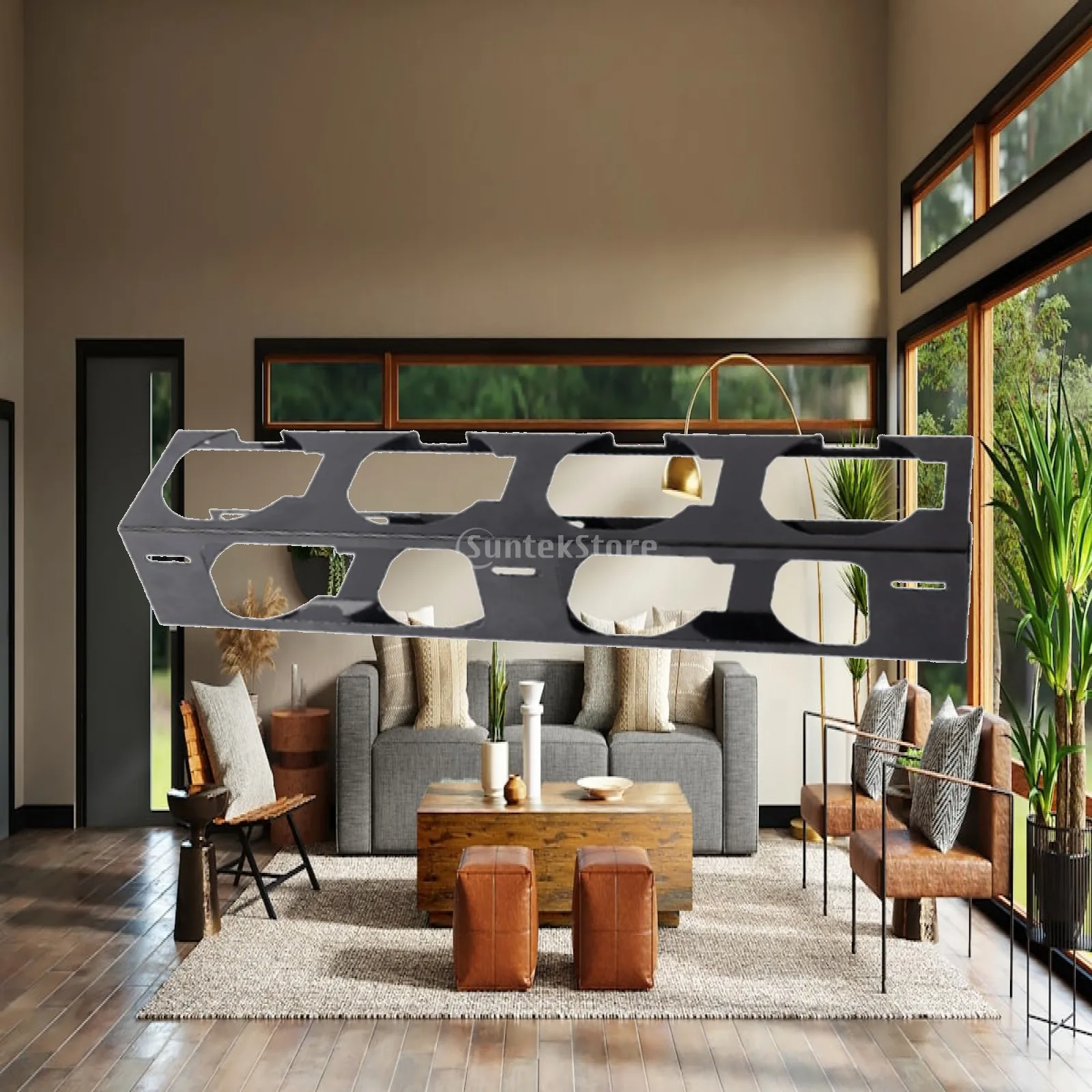 Rod Storage Rack Sticks Holder Container Space Saving Waterproof Organizer for Industrial Construction Home