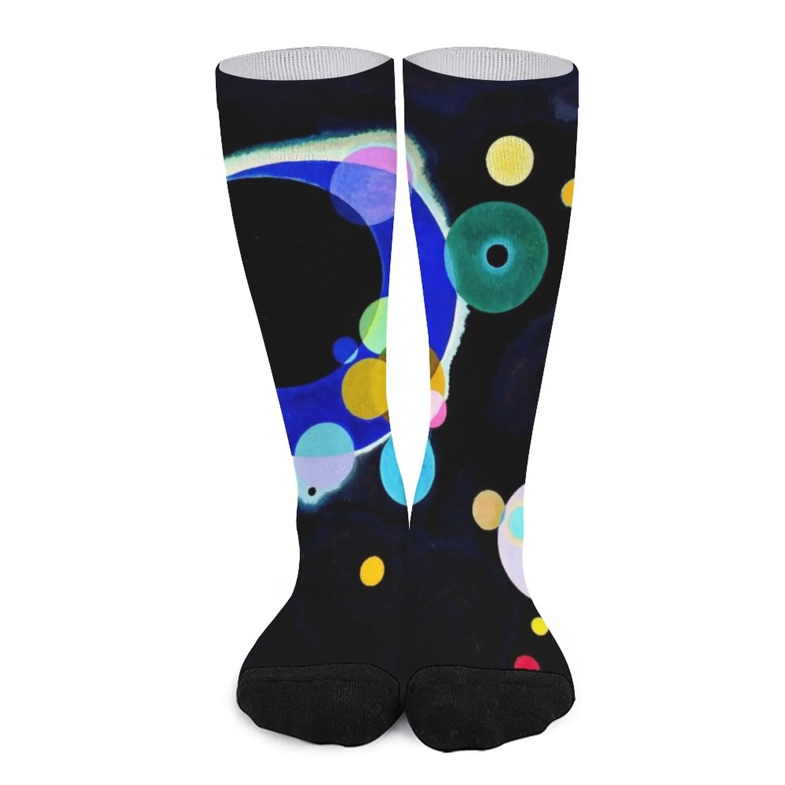 Several Circles Wassily Kandinsky Abstract Art Socks Stockings man funny gifts