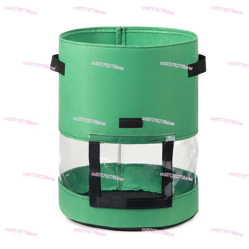 

Transparent Planting Bag Balcony Vegetable Pot Breathable Beauty Bucket Non-woven Fabric Thickened Roof Outdoor Sweet Potato