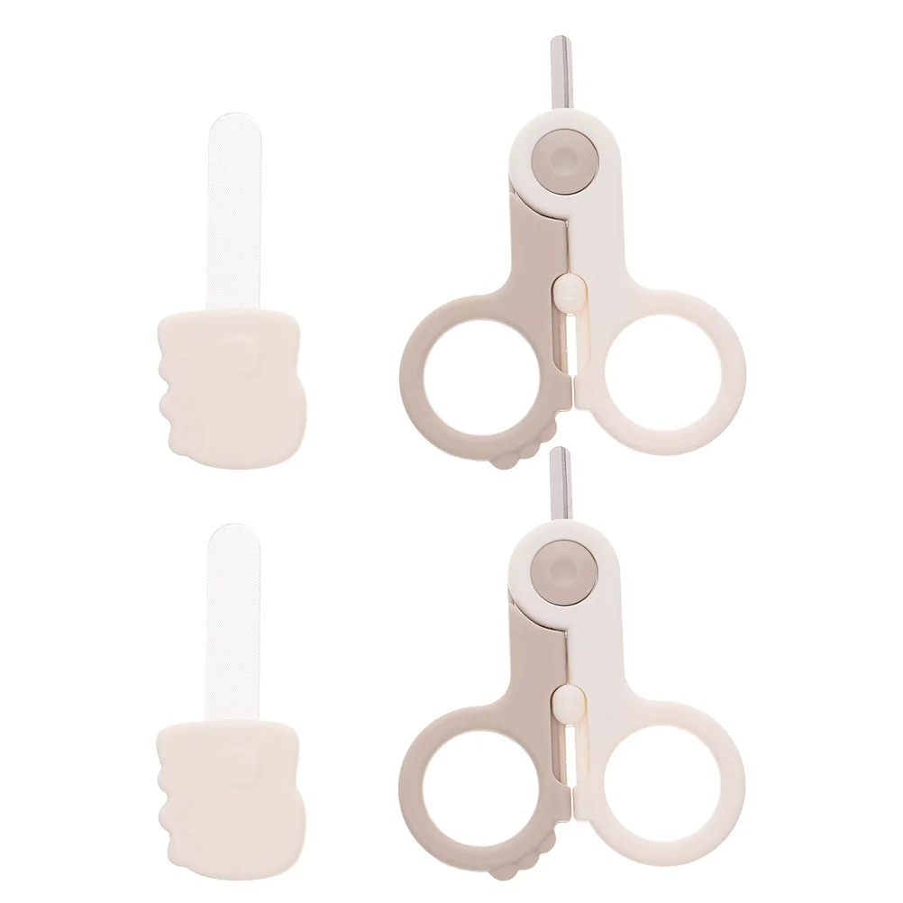 

1 комплект, набор детских ножниц для ногтей, безопасный триммер для ногтей для новорожденных, пилочка для ногтей, буфер для ухода за ребенком, предметы первой необходимости