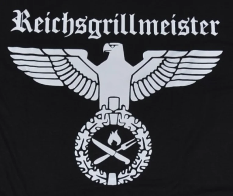 German Schock Style Rechsgrillmeister BBQ Eagle Badge T-Shirt. Summer Cotton Short Sleeve O-Neck Mens T Shirt New S-3XL