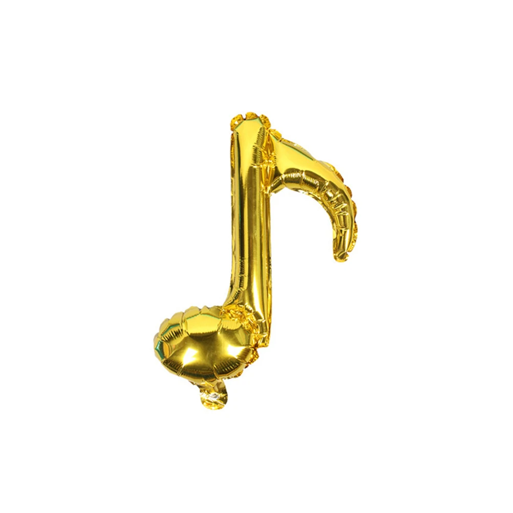 

4pcs Musical Note Balloons Gold Aluminium Foil Party Supplies Wedding Decor Birthday Bridal Shower Christmas Balloons