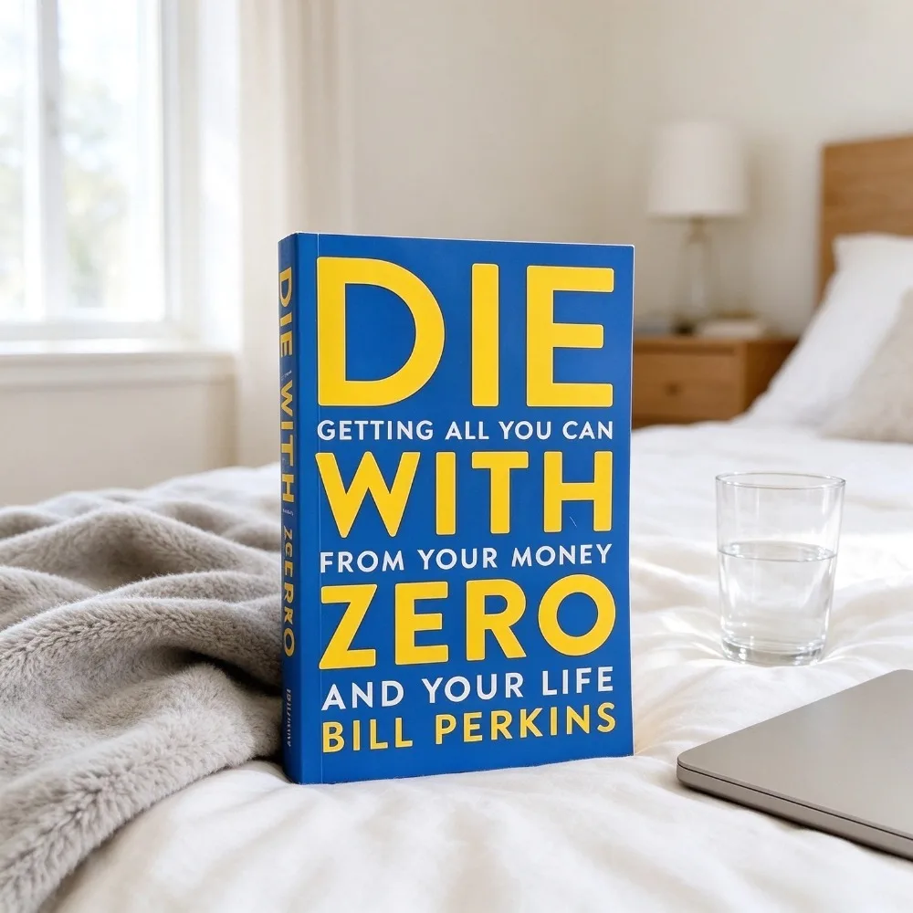 Die With Zero by Bill Perkins English for Adult Readers Paperback Money Management Book, Practical Wealth Tips, Good Binding