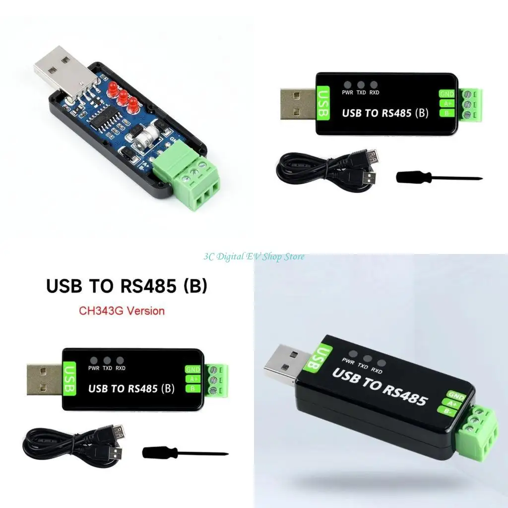 E74D Industrial USB to RS485 Converter Communication Module CH343G / FT232RL