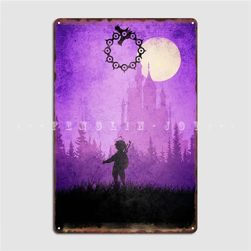 Nanatsu Meliodas Metal Plaque Poster Cinema Garage Cinema Create Plaques Tin Sign Posters