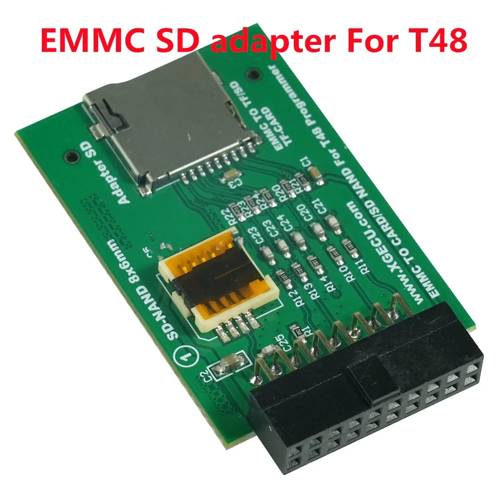 100% Original EMMC SD Adapter for XGecu T48 Progammer EMMC In-circuit Programming Reading and Writing SD/TF Card EMMC Chip