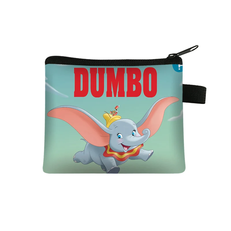 

Dumbo Coin Purse Boys Girls Storage Bag Woman Shopping Portable Coin Bag Wallet ID Credit Card Bag Gift