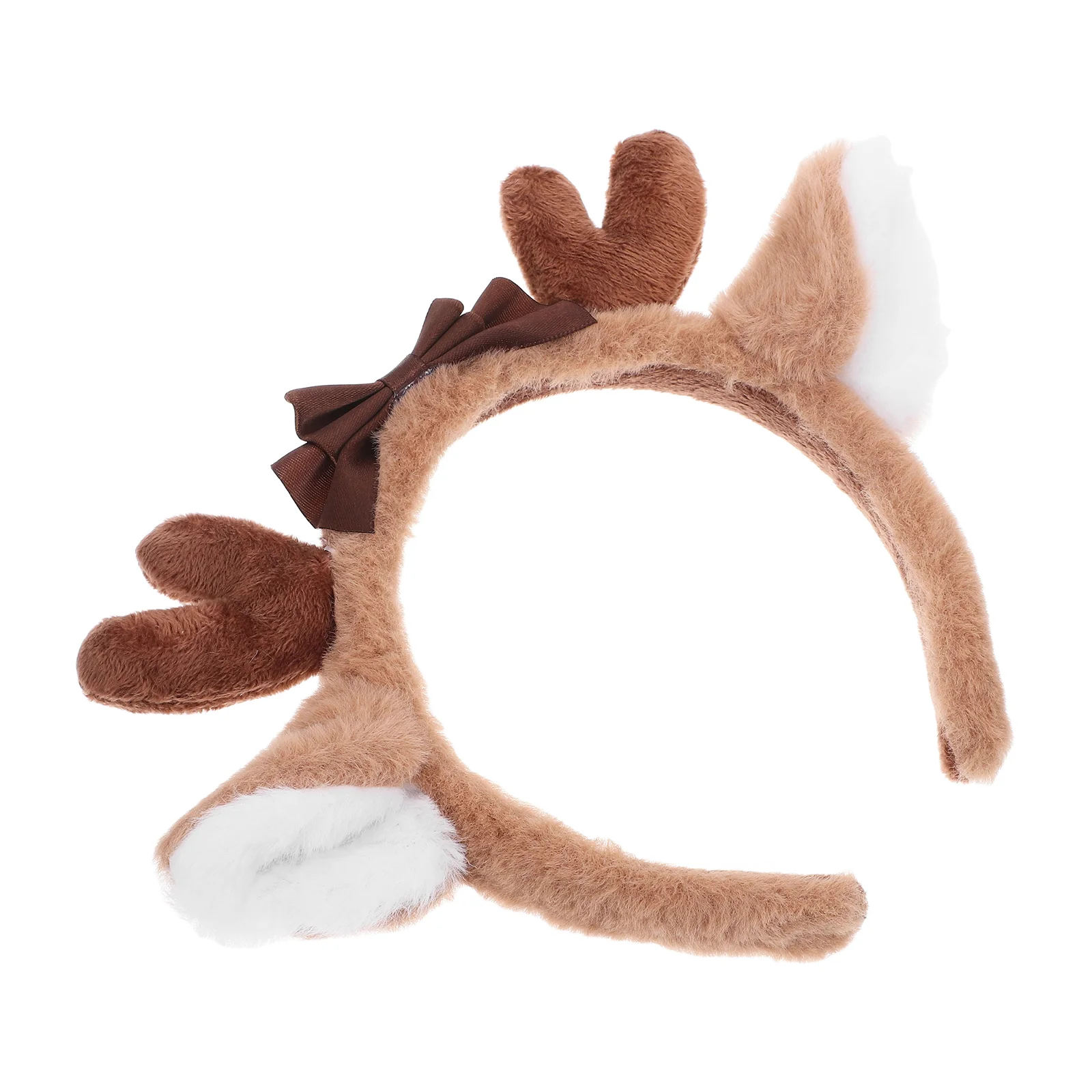 

Deer Ear Headband Reusable Apparel Spa Compact Lovely Dress Plush Fabric Cosplay Supplies Miss Animal