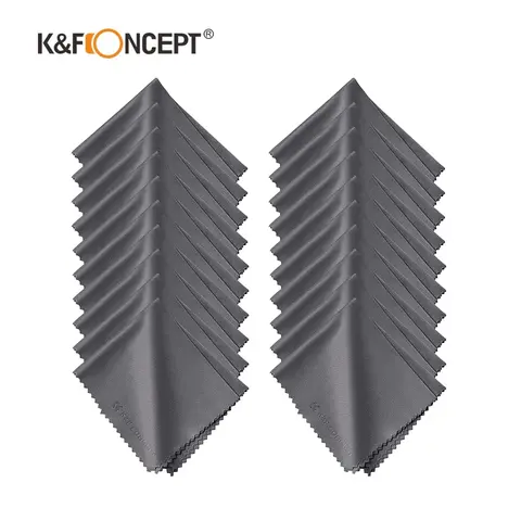 K & F Concept 카메라 렌즈 및 휴대폰용 극세사 청소 천, 부드럽고 섬세한 닦기, 가볍고 뚜렷한 오염 제거 효과
