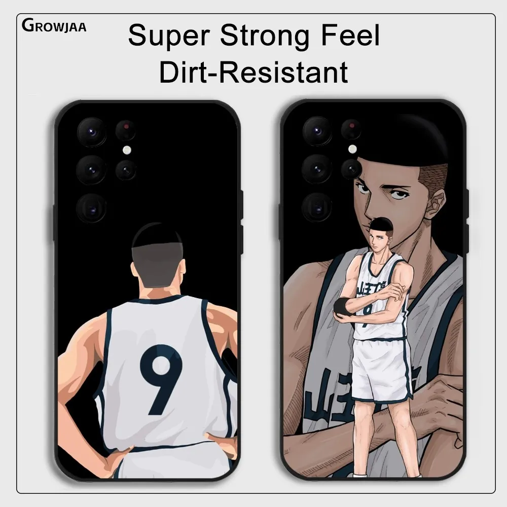 S-Slam D-Dunk Anime Phone Case For Samsung Galaxy S25 S24 S22 S23 Ultra S21 S20 Plus 5G Protective Silicone Funda