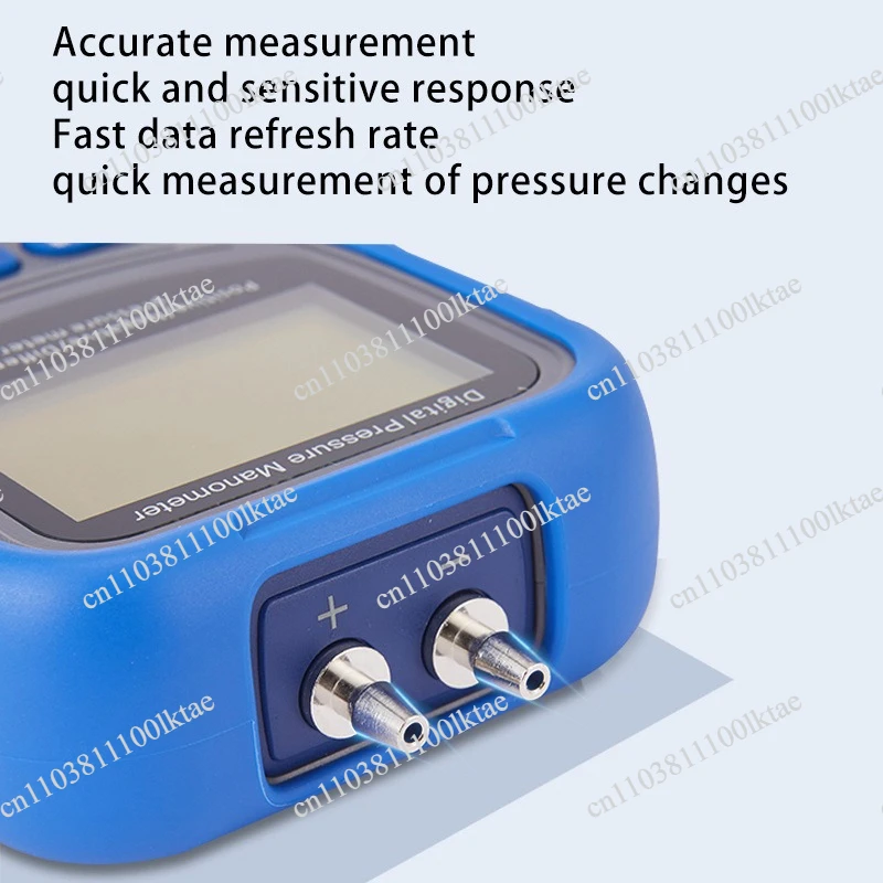 TM510 High Precision Digital Pressure Gauge Air Valve Negative Pressure Gauge